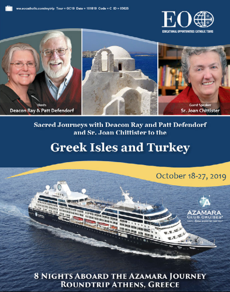 Sacred Journey to the Greek Isles, Italy and Rome In the Footsteps of St. Peter and St. Paul with guest speaker Sr. Joan Chittister, OSB